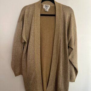 Vintage Metallic Cardigan